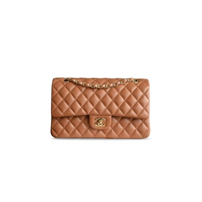 CHANEL MEDIUM CLASSIC FLAP QUILTED LAMBSKIN A01112 (25*15*6cm)